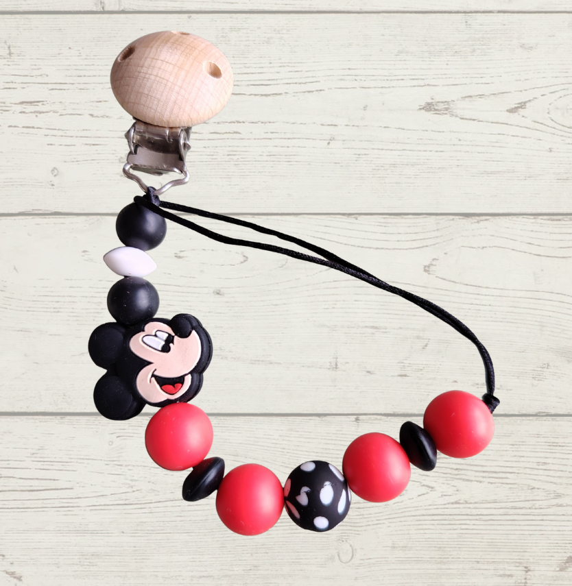 Black & red Mickey Mouse